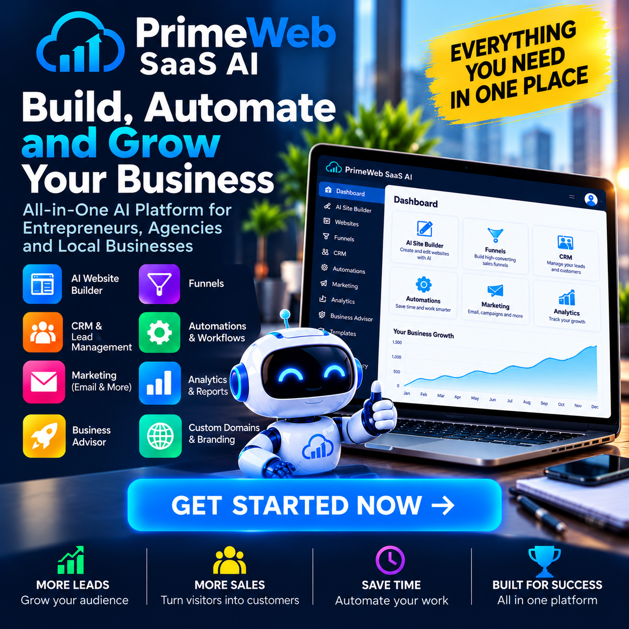 PrimeWeb SaaS AI Square